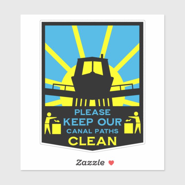 Narrowboat Stickers And Signs (Sheet)