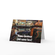 Narrowboat themed Christmas