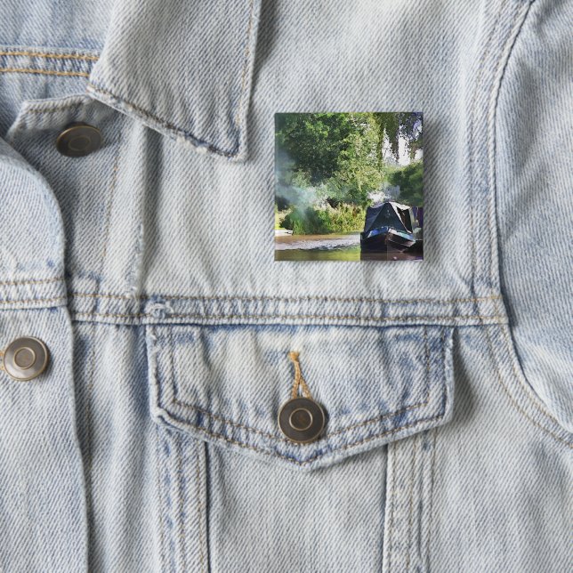 NARROWBOATS 15 CM SQUARE BADGE (In Situ)