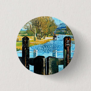 NARROWBOATS 3 CM ROUND BADGE