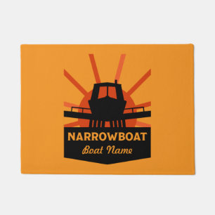 Narrowboats And Canalboat Gifts    Doormat