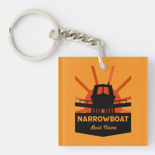 Narrowboats And Canalboat Gifts  Key Ring