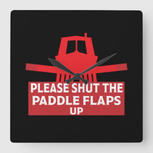 Narrowboats And Canalboat Gifts   Square Wall Clock