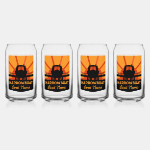 Narrowboats And Canalboat Gifts   Travel Mug Can Glass