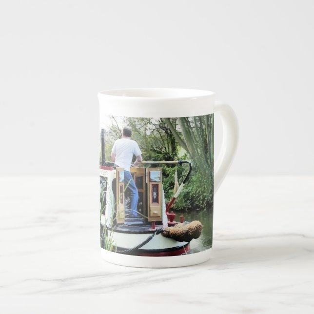 NARROWBOATS BONE CHINA MUG (Front Right)