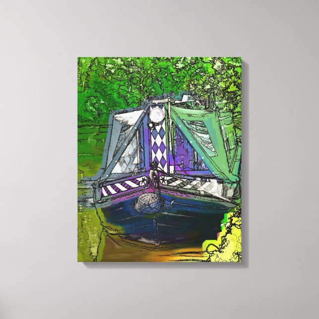 NARROWBOATS CANVAS PRINT (Front)