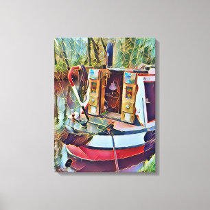NARROWBOATS   CANVAS PRINT
