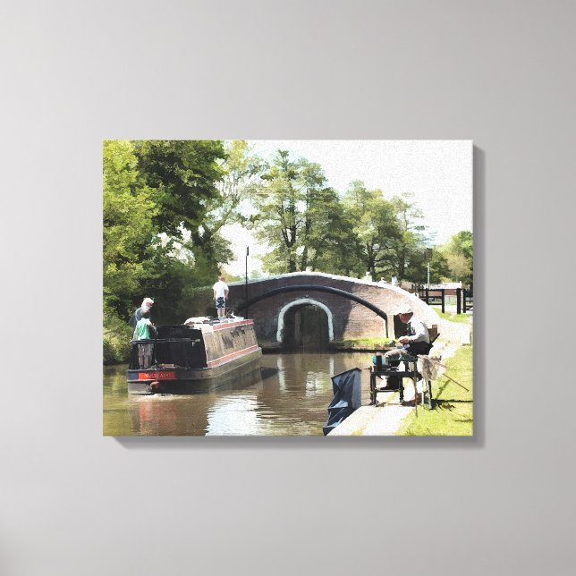 NARROWBOATS CANVAS PRINT (Front)