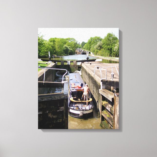 NARROWBOATS CANVAS PRINT (Front)