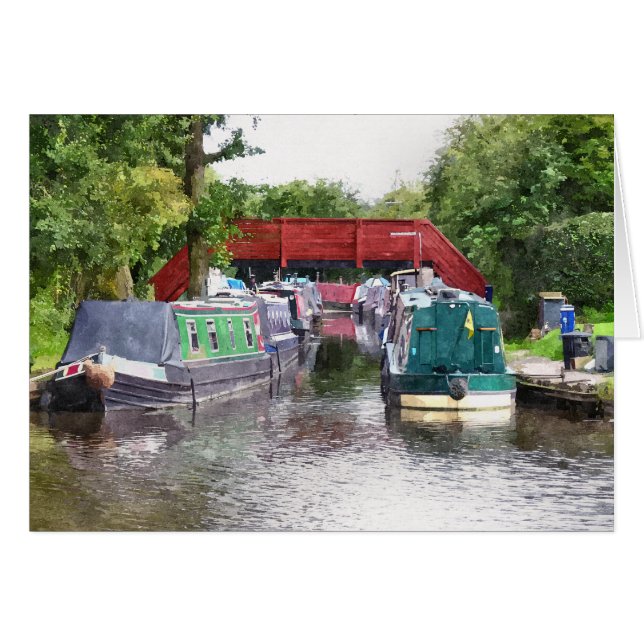 NARROWBOATS CARD (Front Horizontal)