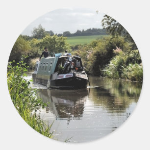 NARROWBOATS CLASSIC ROUND STICKER