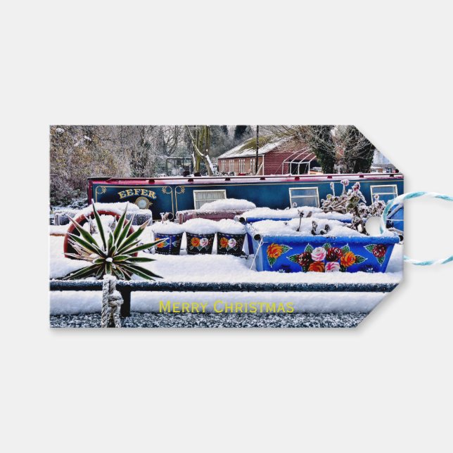 NARROWBOATS  GIFT TAGS (Front (Horizontal))