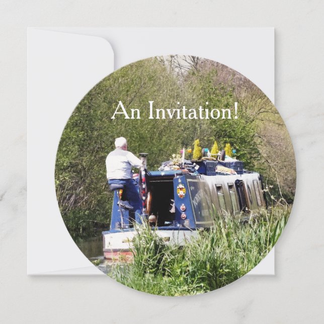 NARROWBOATS INVITATION (Front)