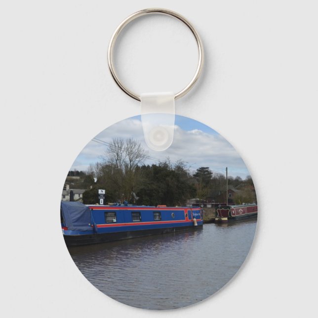 Narrowboats Key Ring (Front)