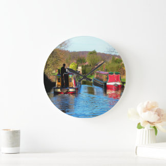 NARROWBOATS LARGE CLOCK