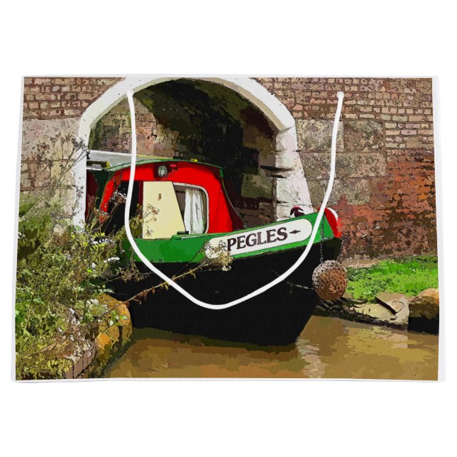 NARROWBOATS LARGE GIFT BAG (Front)