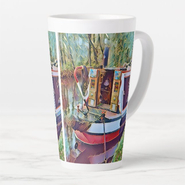 NARROWBOATS   LATTE MUG (Right Angle)