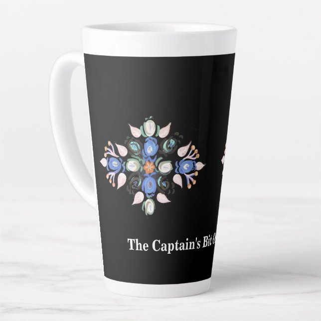 NARROWBOATS   LATTE MUG (Left Angle)