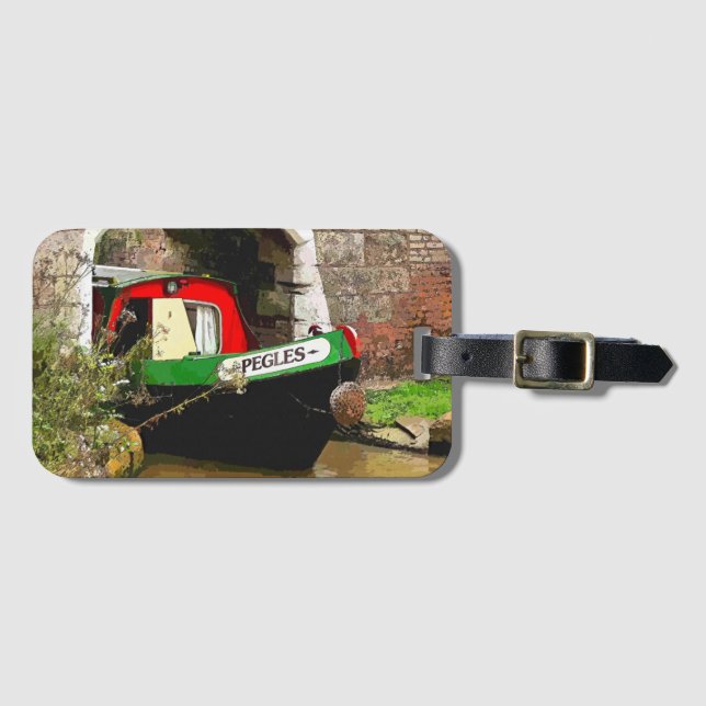 NARROWBOATS LUGGAGE TAG (Front Horizontal)