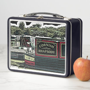 NARROWBOATS   METAL LUNCH BOX