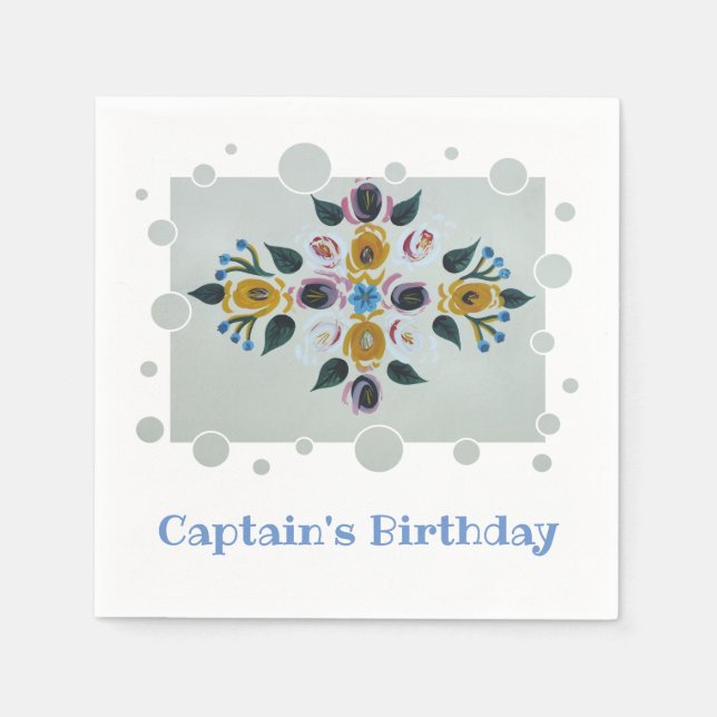 NARROWBOATS NAPKIN (Front)