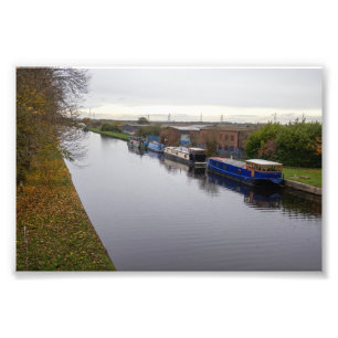 Narrowboats on the Knottingley and Goole Canal Photo Print