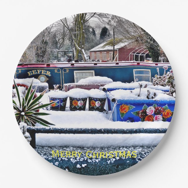 NARROWBOATS  PAPER PLATE (Front)
