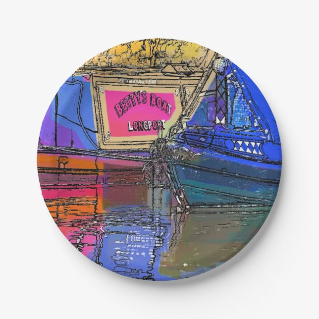 NARROWBOATS PAPER PLATE (Front)