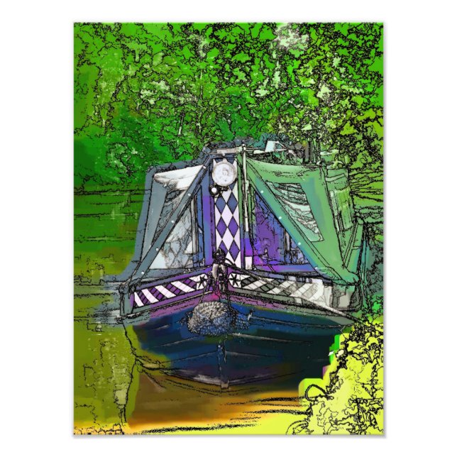 NARROWBOATS PHOTO PRINT (Front)