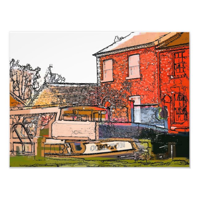 NARROWBOATS PHOTO PRINT (Front)