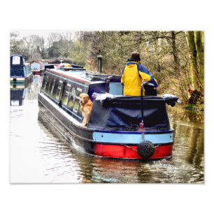 NARROWBOATS PHOTO PRINT