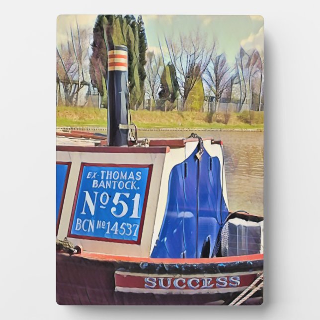 NARROWBOATS    PLAQUE (Front)