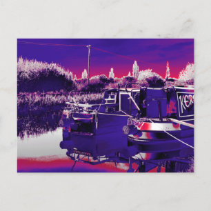 NARROWBOATS    POSTCARD