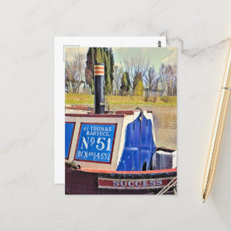 NARROWBOATS POSTCARD