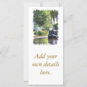 NARROWBOATS RACK CARDS