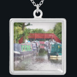 NARROWBOATS SILVER PLATED NECKLACE<br><div class="desc">Canal boats, known in the UK as narrowboats, were originally used to transport goods around the country. They are now used mainly for leisure and attract people from all over the world to enjoy our rural countryside. These boats look very pretty with their brightly coloured cabins, traditionally blue, red or...</div>