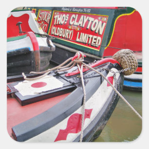 NARROWBOATS SQUARE STICKER