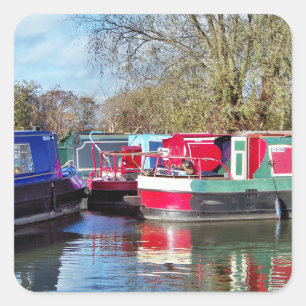 NARROWBOATS SQUARE STICKER