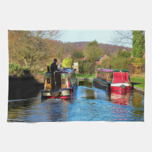 NARROWBOATS TEA TOWEL