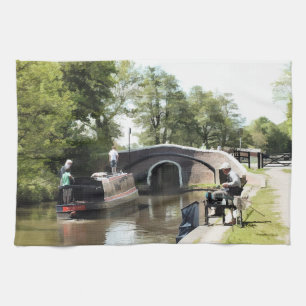 NARROWBOATS TEA TOWEL