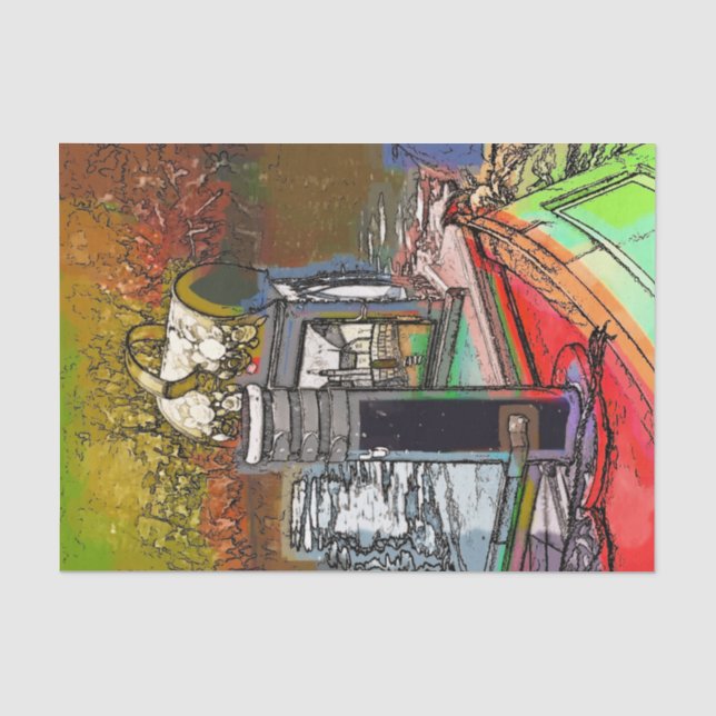 NARROWBOATS TISSUE PAPER (Front)
