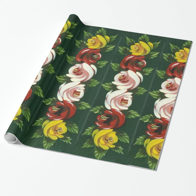 NARROWBOATS WRAPPING PAPER (Unrolled)