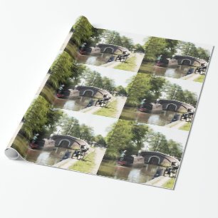 NARROWBOATS WRAPPING PAPER