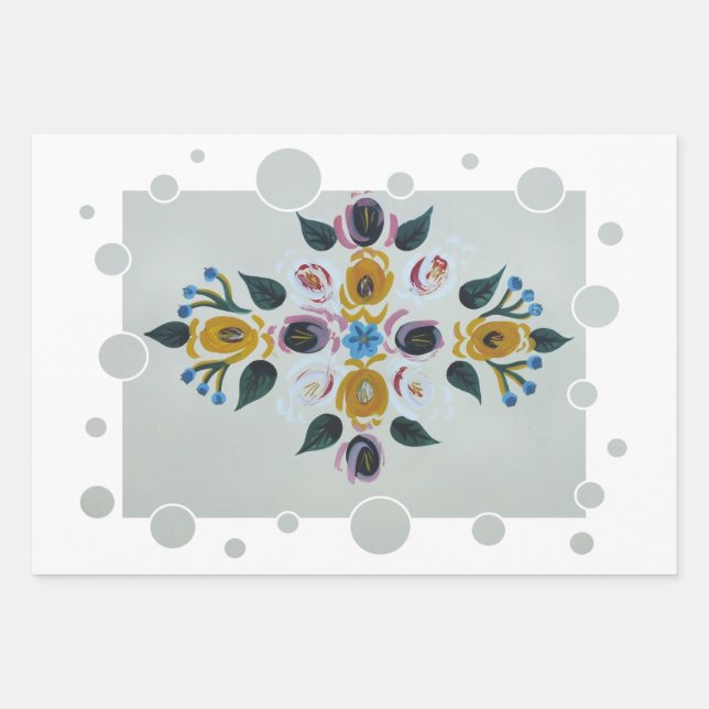 NARROWBOATS WRAPPING PAPER SHEET (Front)