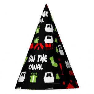 Narrowboats Xmas Canal Christmas Party Hat