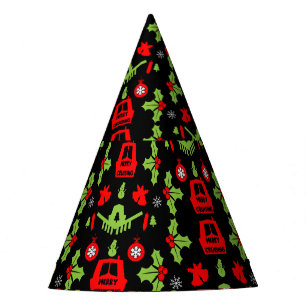 Narrowboats Xmas Canal Christmas Party Hat