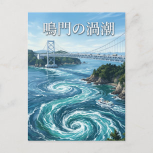 Naruto Whirlpools Japan Postcard