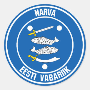 Narva Round Emblem Classic Round Sticker