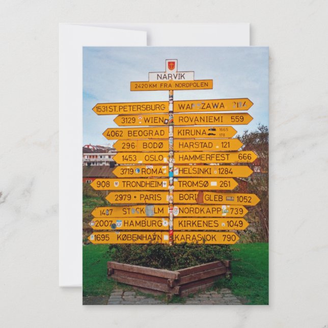 Narvik, Norway Card (Front)