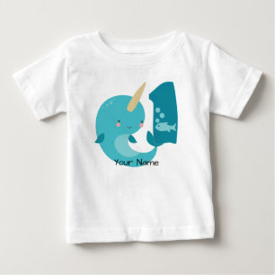 Narwhal 1st Birthday Baby T-Shirt